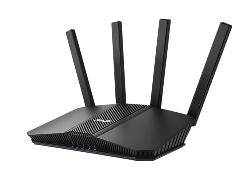 ASUS RT-BE58U WiFi 7 BE3600 AiMesh Extendable Router, 4K-QAM, MLO, AI Detection 2.5G Port, Four 1G Ports, Commercial-Grade Network Security, Parental Control, IoT Network, Kid’s Network, VPN Network