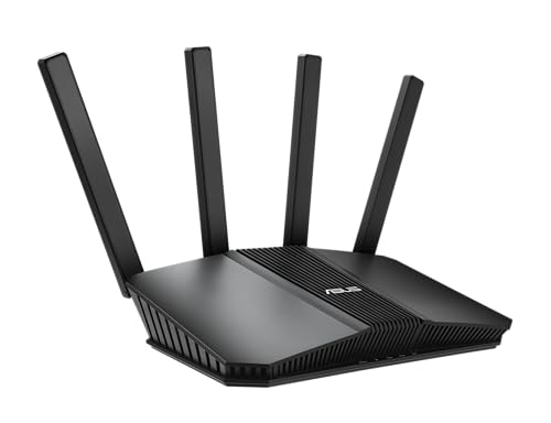 ASUS RT-BE58U WiFi 7 BE3600 AiMesh Extendable Router, 4K-QAM, MLO, AI Detection 2.5G Port, Four 1G Ports, Commercial-Grade Network Security, Parental Control, IoT Network, Kid’s Network, VPN Network