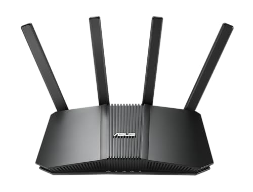 ASUS RT-BE58U WiFi 7 BE3600 AiMesh Extendable Router, 4K-QAM, MLO, AI Detection 2.5G Port, Four 1G Ports, Commercial-Grade Network Security, Parental Control, IoT Network, Kid’s Network, VPN Network