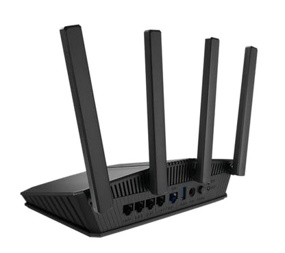 ASUS RT-BE58U WiFi 7 BE3600 AiMesh Extendable Router, 4K-QAM, MLO, AI Detection 2.5G Port, Four 1G Ports, Commercial-Grade Network Security, Parental Control, IoT Network, Kid’s Network, VPN Network