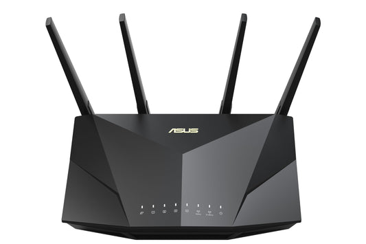 ASUS RT-AX5400 Dual Band WiFi 6 Extendable Router, Lifetime Internet Security Included, Instant Guard, Advanced Parental Controls, Built-in VPN, AiMesh Compatible, Gaming & Streaming, Smart Home